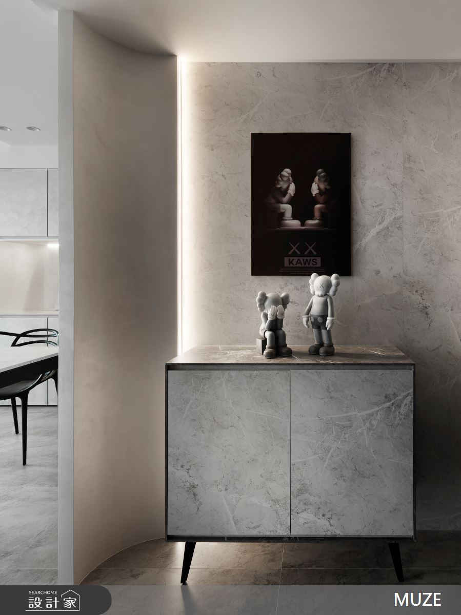 25坪新成屋(5年以下)＿現代風玄關案例圖片＿慕澤設計室內裝修股份有限公司＿慕澤_58_台中惠宇敦北之4