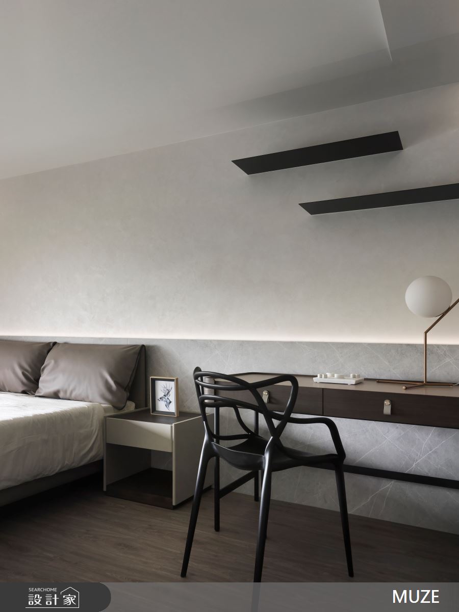 25坪新成屋(5年以下)＿現代風臥室案例圖片＿慕澤設計室內裝修股份有限公司＿慕澤_58_台中惠宇敦北之20