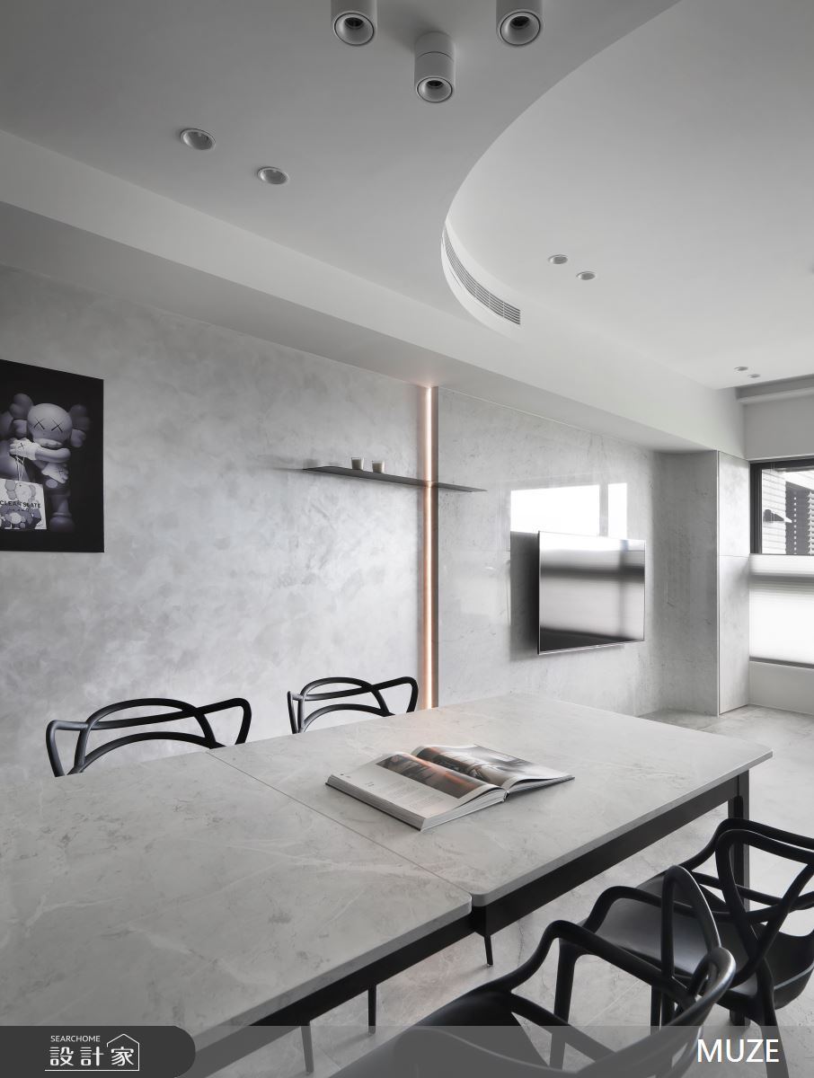 25坪新成屋(5年以下)＿現代風餐廳案例圖片＿慕澤設計室內裝修股份有限公司＿慕澤_58_台中惠宇敦北之24