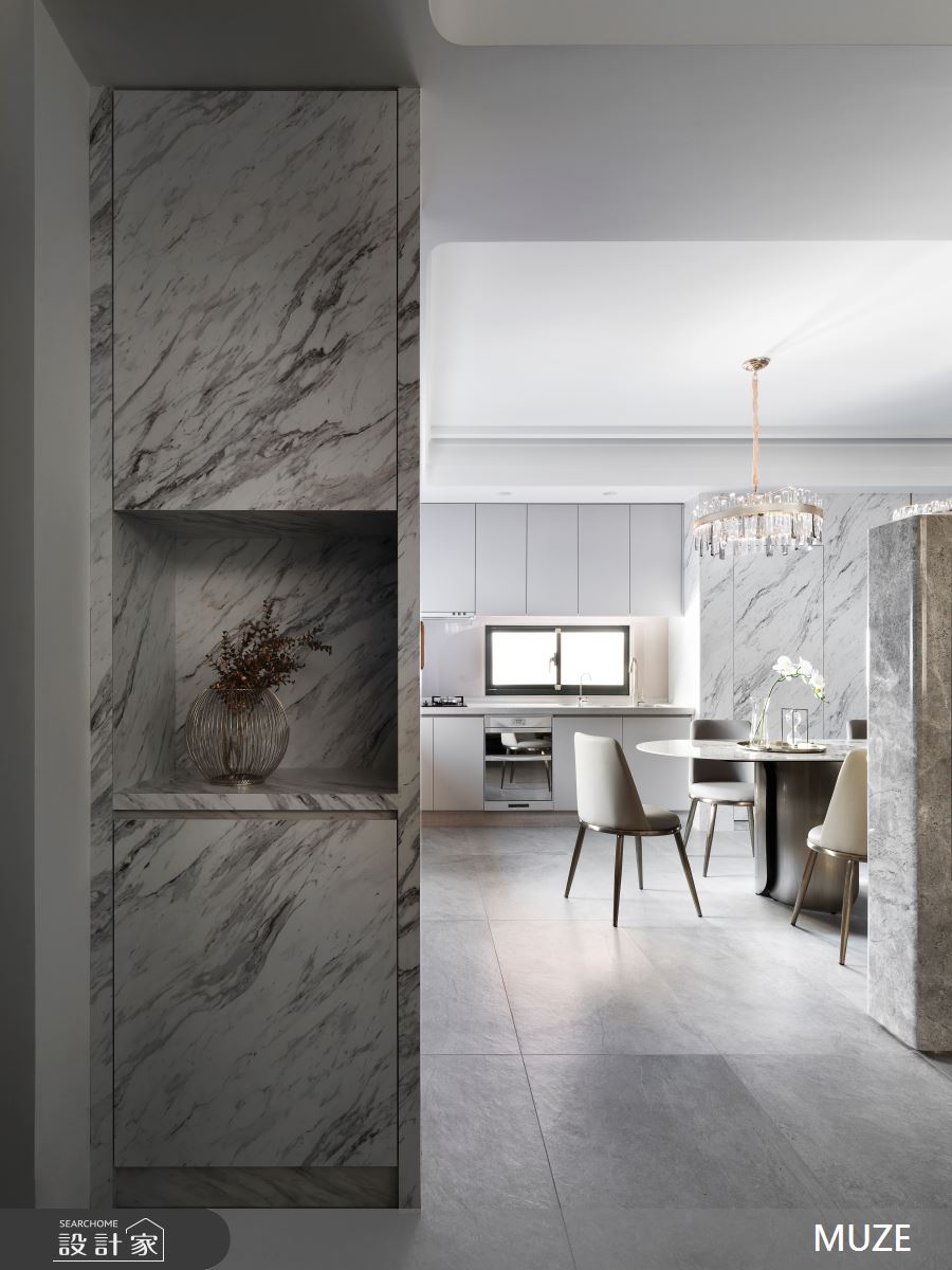 30坪中古屋(5~15年)＿新古典玄關餐廳案例圖片＿慕澤設計室內裝修股份有限公司＿慕澤_59_桃園藝文特區之7