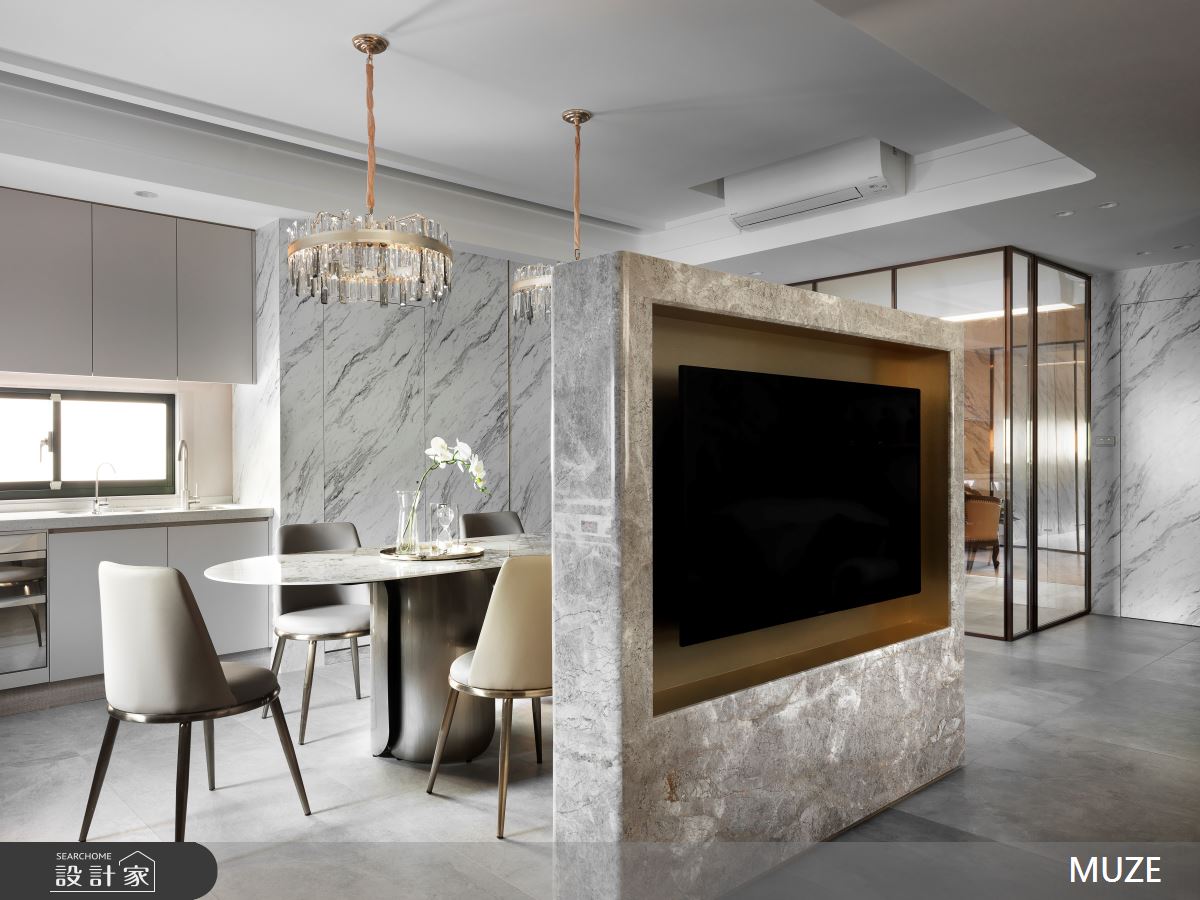 30坪中古屋(5~15年)＿新古典餐廳案例圖片＿慕澤設計室內裝修股份有限公司＿慕澤_59_桃園藝文特區之6