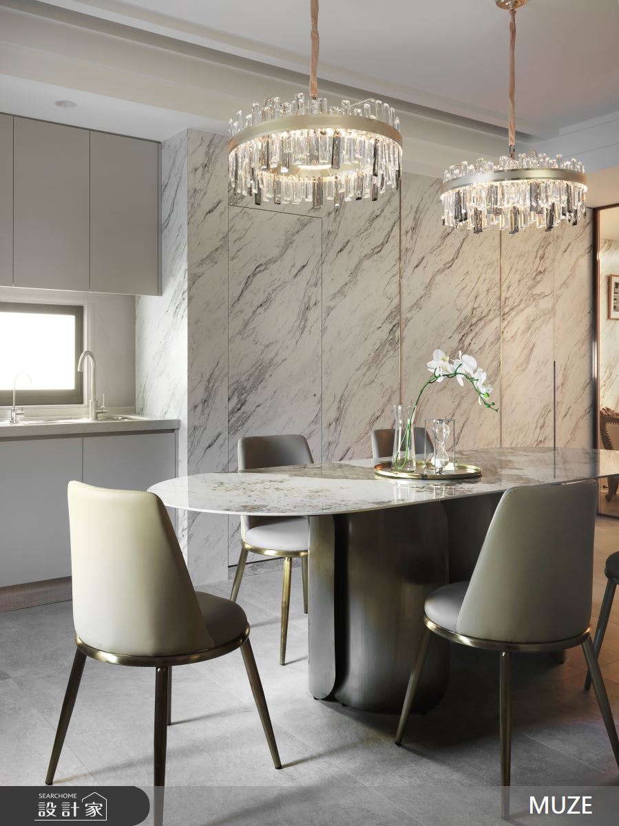 30坪中古屋(5~15年)＿新古典餐廳案例圖片＿慕澤設計室內裝修股份有限公司＿慕澤_59_桃園藝文特區之8