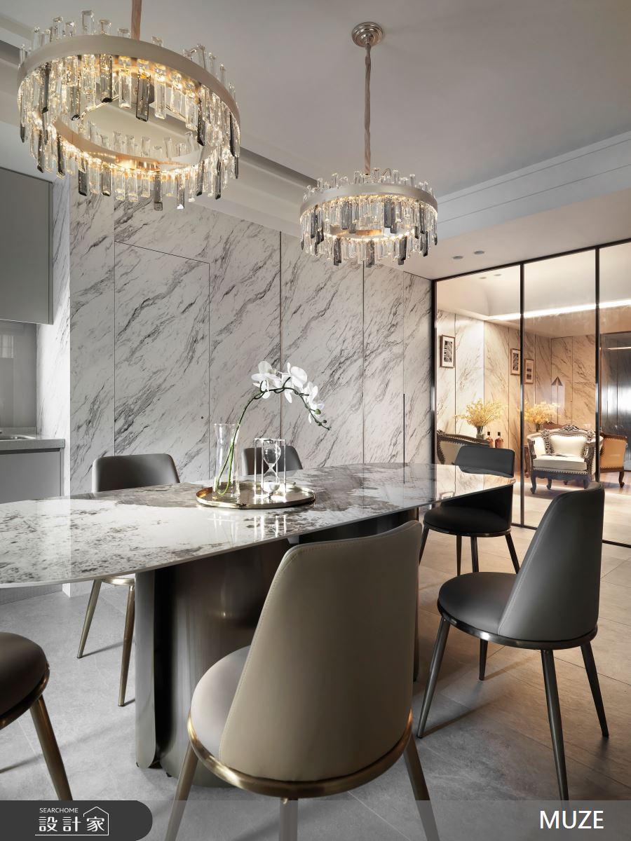 30坪中古屋(5~15年)＿新古典餐廳案例圖片＿慕澤設計室內裝修股份有限公司＿慕澤_59_桃園藝文特區之9