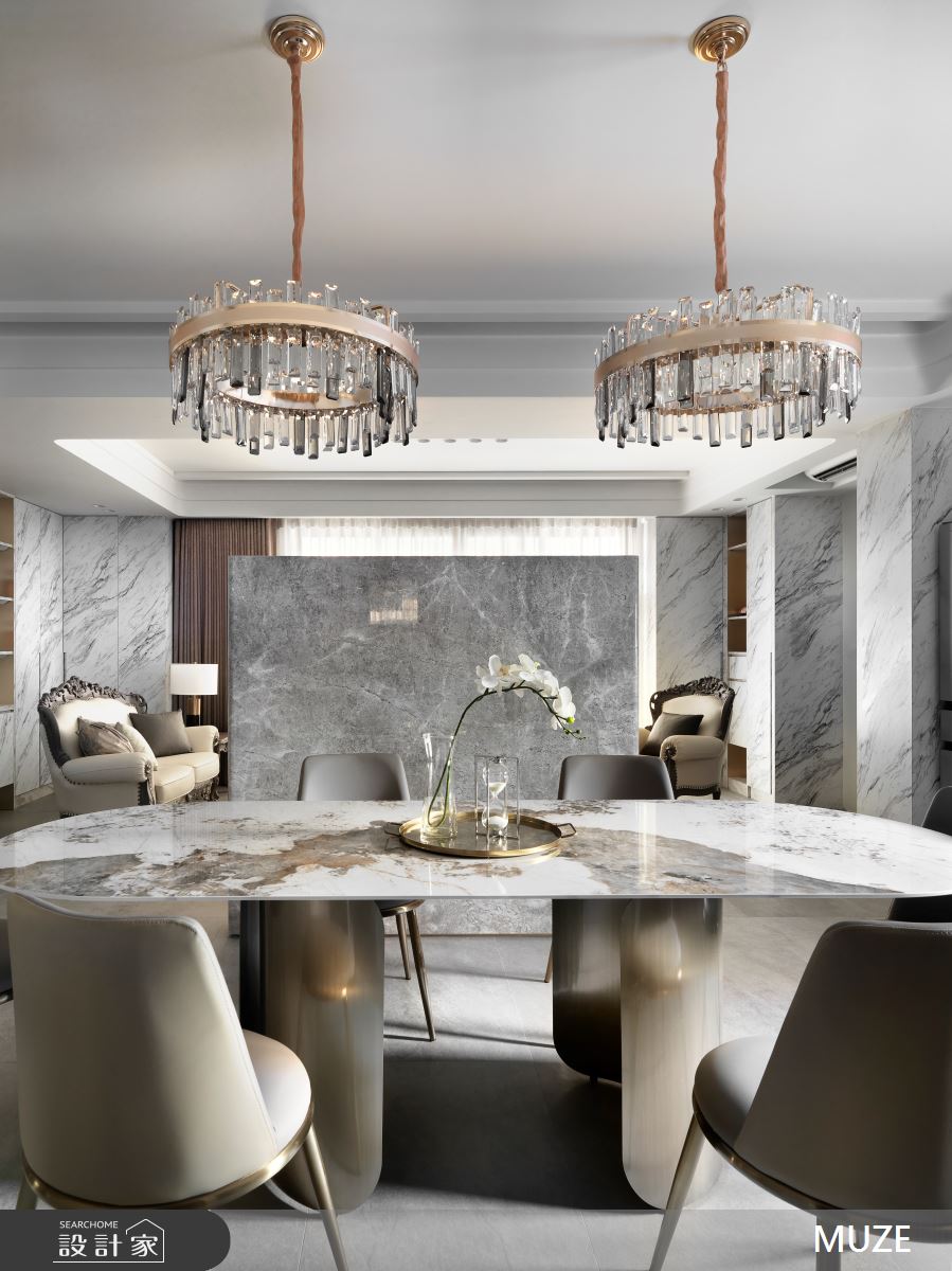 30坪中古屋(5~15年)＿新古典餐廳案例圖片＿慕澤設計室內裝修股份有限公司＿慕澤_59_桃園藝文特區之12