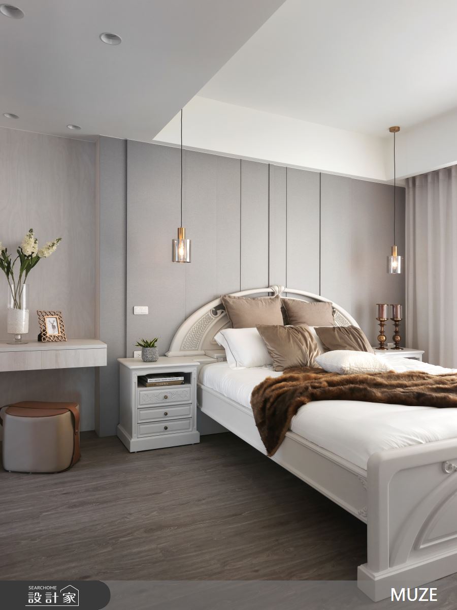 30坪中古屋(5~15年)＿新古典臥室案例圖片＿慕澤設計室內裝修股份有限公司＿慕澤_59_桃園藝文特區之20