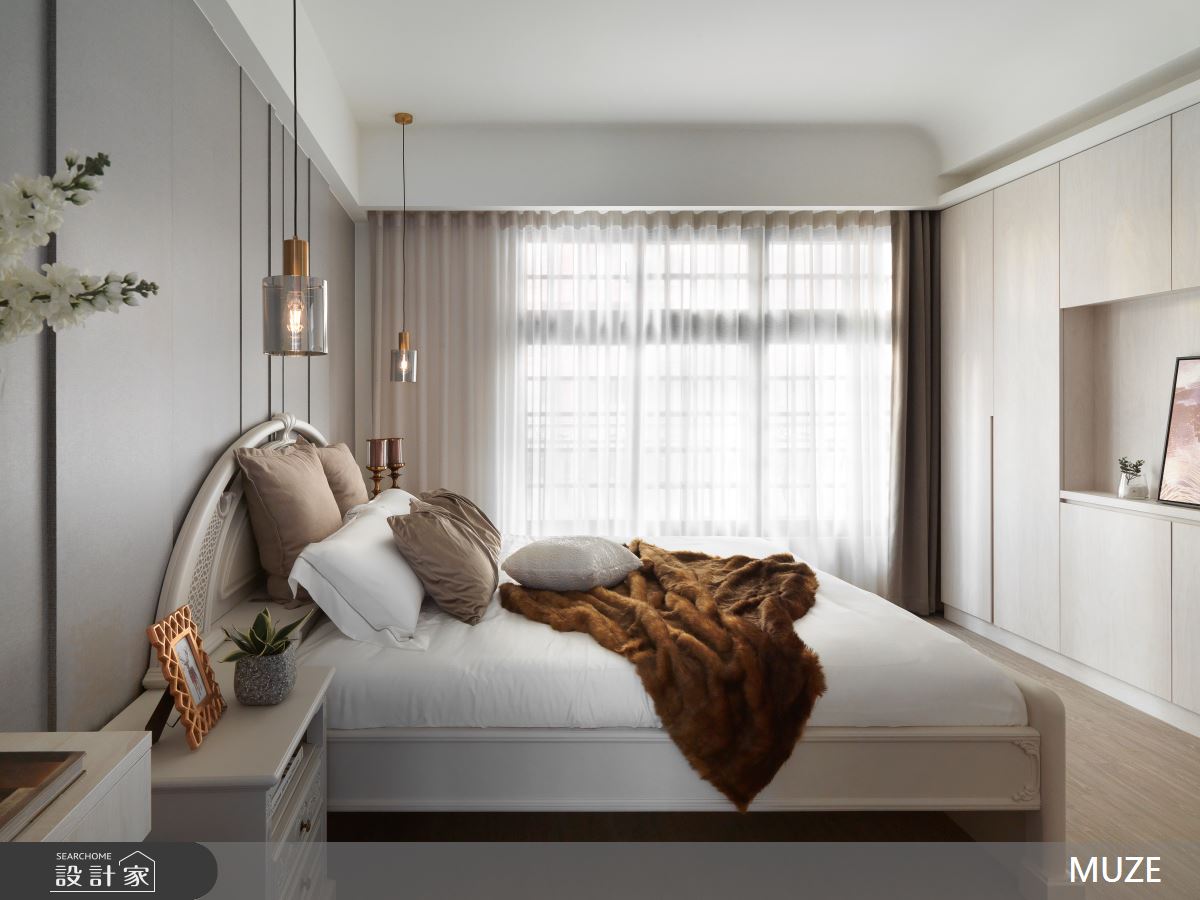 30坪中古屋(5~15年)＿新古典臥室案例圖片＿慕澤設計室內裝修股份有限公司＿慕澤_59_桃園藝文特區之21