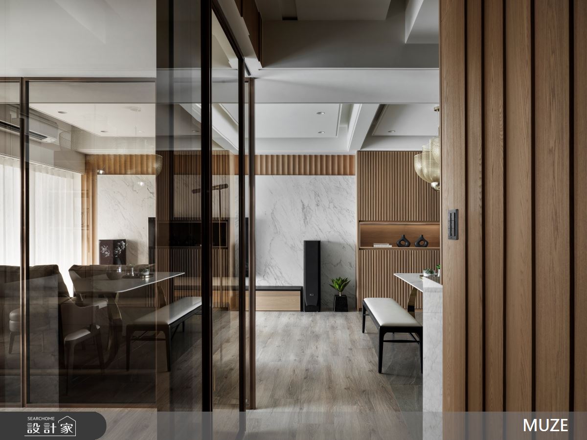 30坪新成屋(5年以下)＿現代風走廊案例圖片＿慕澤設計室內裝修股份有限公司＿慕澤_61_觀瀾之12