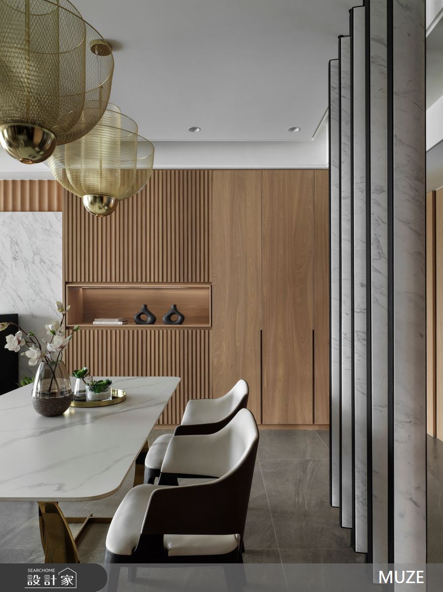 30坪新成屋(5年以下)＿現代風餐廳案例圖片＿慕澤設計室內裝修股份有限公司＿慕澤_61_觀瀾之5