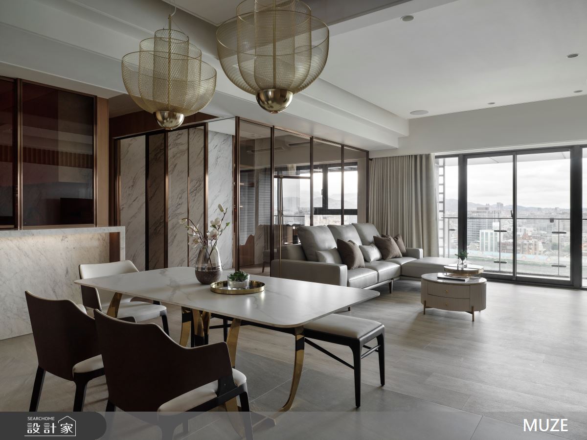 30坪新成屋(5年以下)＿現代風餐廳案例圖片＿慕澤設計室內裝修股份有限公司＿慕澤_61_觀瀾之1