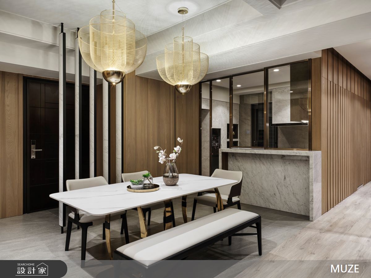 30坪新成屋(5年以下)＿現代風餐廳案例圖片＿慕澤設計室內裝修股份有限公司＿慕澤_61_觀瀾之8