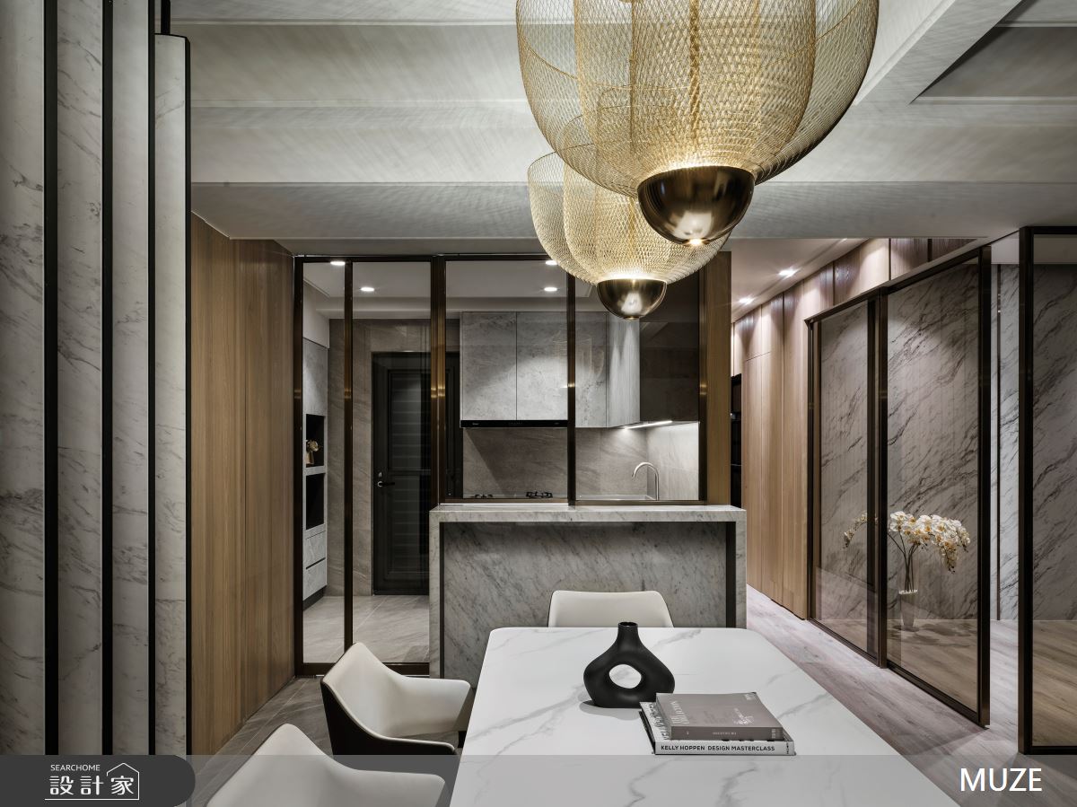 30坪新成屋(5年以下)＿現代風餐廳案例圖片＿慕澤設計室內裝修股份有限公司＿慕澤_61_觀瀾之17