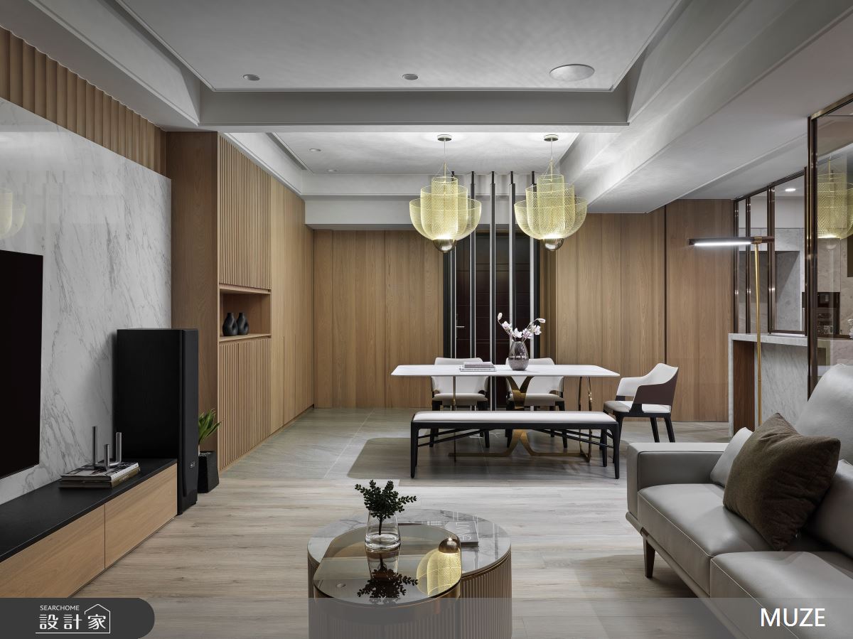 30坪新成屋(5年以下)＿現代風客廳案例圖片＿慕澤設計室內裝修股份有限公司＿慕澤_61_觀瀾之11