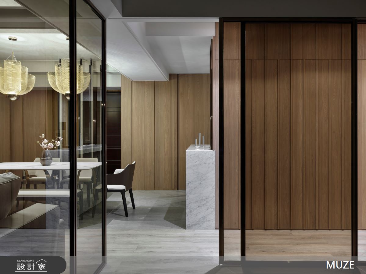 30坪新成屋(5年以下)＿現代風餐廳案例圖片＿慕澤設計室內裝修股份有限公司＿慕澤_61_觀瀾之16