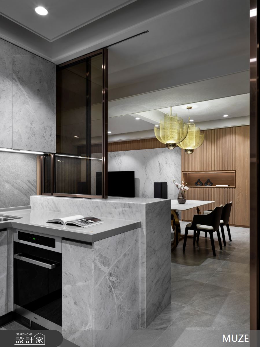 30坪新成屋(5年以下)＿現代風廚房案例圖片＿慕澤設計室內裝修股份有限公司＿慕澤_61_觀瀾之18