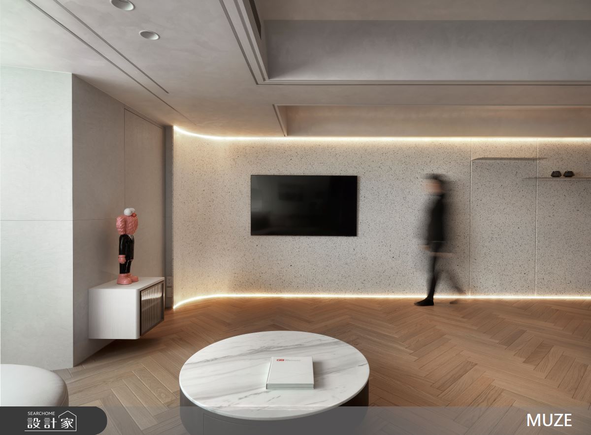 50坪中古屋(5~15年)＿現代風客廳案例圖片＿慕澤設計室內裝修股份有限公司＿慕澤_62_仁愛林園之5