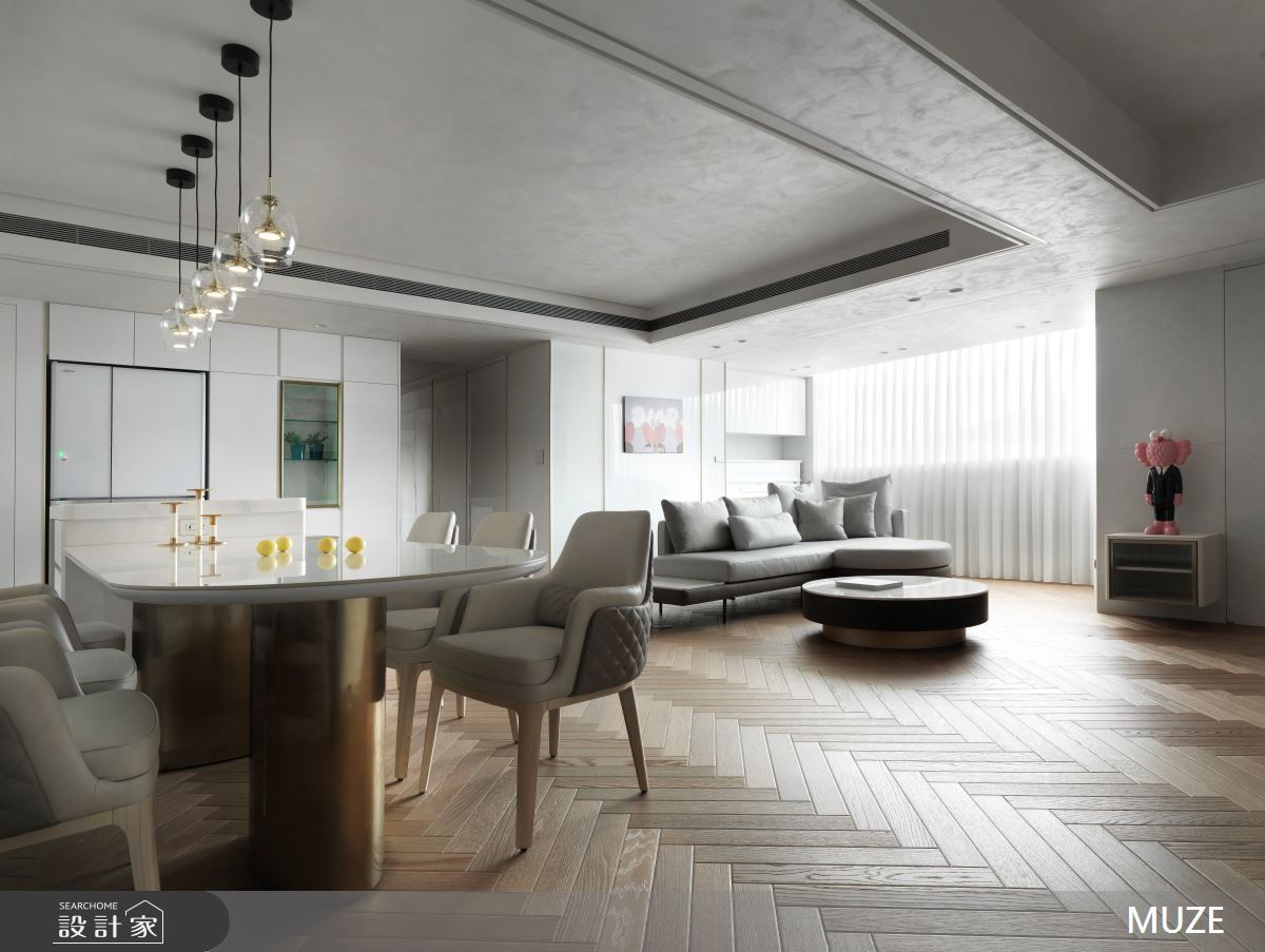 50坪中古屋(5~15年)＿現代風客廳案例圖片＿慕澤設計室內裝修股份有限公司＿慕澤_62_仁愛林園之7