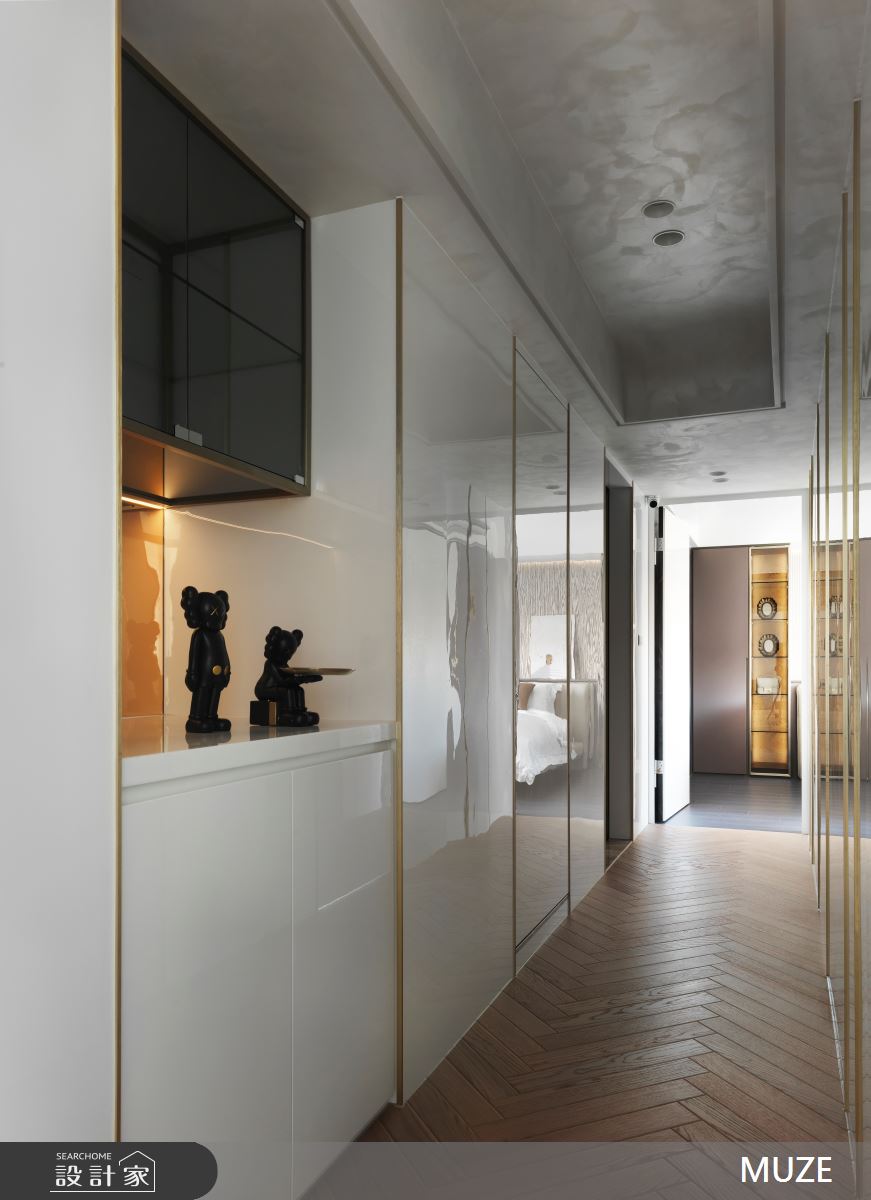50坪中古屋(5~15年)＿現代風走廊案例圖片＿慕澤設計室內裝修股份有限公司＿慕澤_62_仁愛林園之17