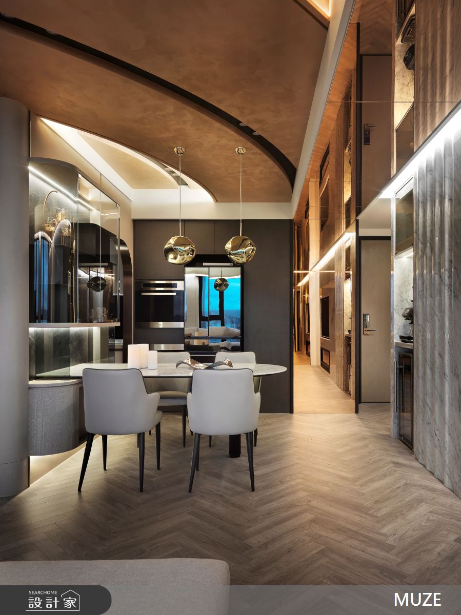 20坪新成屋(5年以下)＿混搭風餐廳案例圖片＿慕澤設計室內裝修股份有限公司＿慕澤_63_左岸京站之8