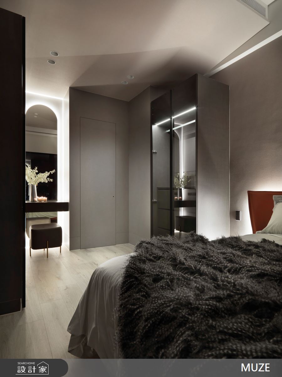 20坪新成屋(5年以下)＿混搭風臥室案例圖片＿慕澤設計室內裝修股份有限公司＿慕澤_63_左岸京站之12