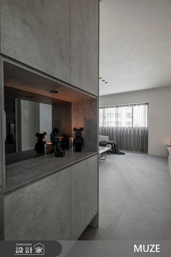 32坪老屋(16~30年)＿現代風玄關案例圖片＿慕澤設計室內裝修股份有限公司＿慕澤_66_新店碧潭別館之1