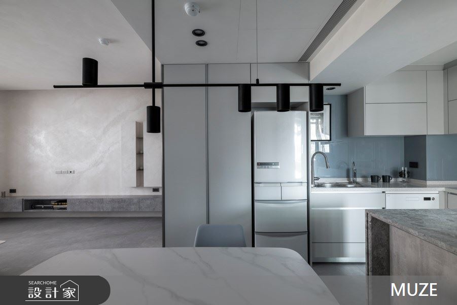 32坪老屋(16~30年)＿現代風客廳餐廳廚房案例圖片＿慕澤設計室內裝修股份有限公司＿慕澤_66_新店碧潭別館之13