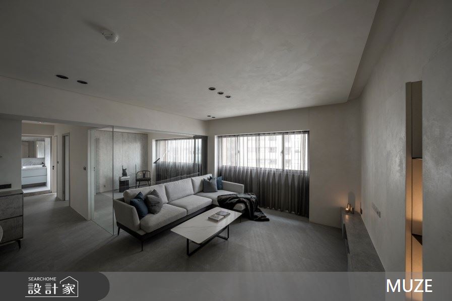 32坪老屋(16~30年)＿現代風客廳書房工作區案例圖片＿慕澤設計室內裝修股份有限公司＿慕澤_66_新店碧潭別館之10