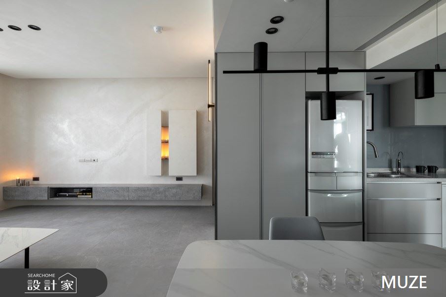 32坪老屋(16~30年)＿現代風客廳餐廳案例圖片＿慕澤設計室內裝修股份有限公司＿慕澤_66_新店碧潭別館之3