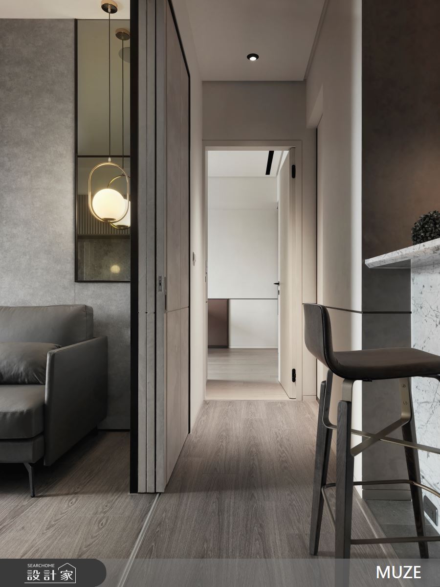 20坪新成屋(5年以下)＿現代風走廊案例圖片＿慕澤設計室內裝修股份有限公司＿慕澤_67_琢豐之2