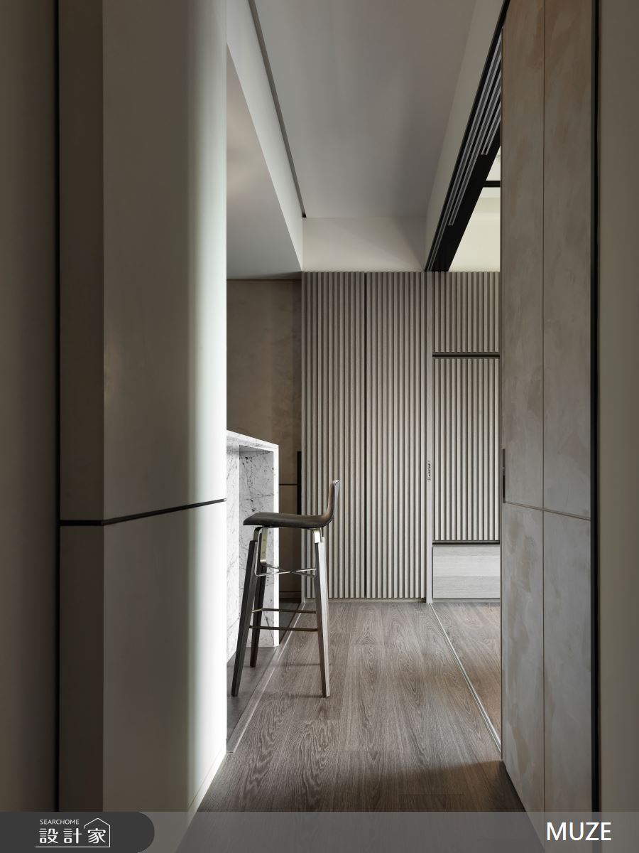 20坪新成屋(5年以下)＿現代風吧檯走廊案例圖片＿慕澤設計室內裝修股份有限公司＿慕澤_67_琢豐之13