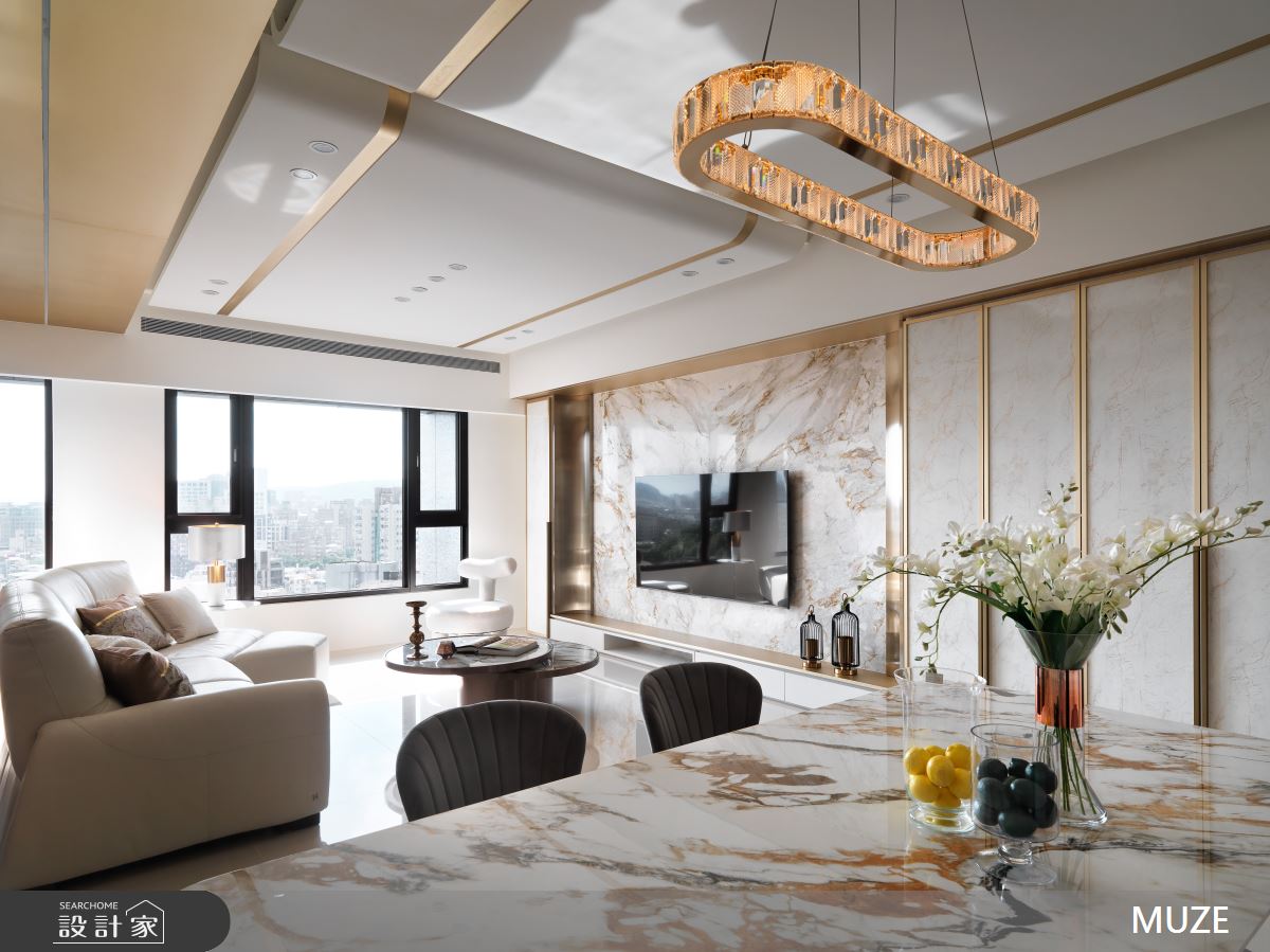 30坪新成屋(5年以下)＿現代風客廳餐廳案例圖片＿慕澤設計室內裝修股份有限公司＿慕澤_68之5