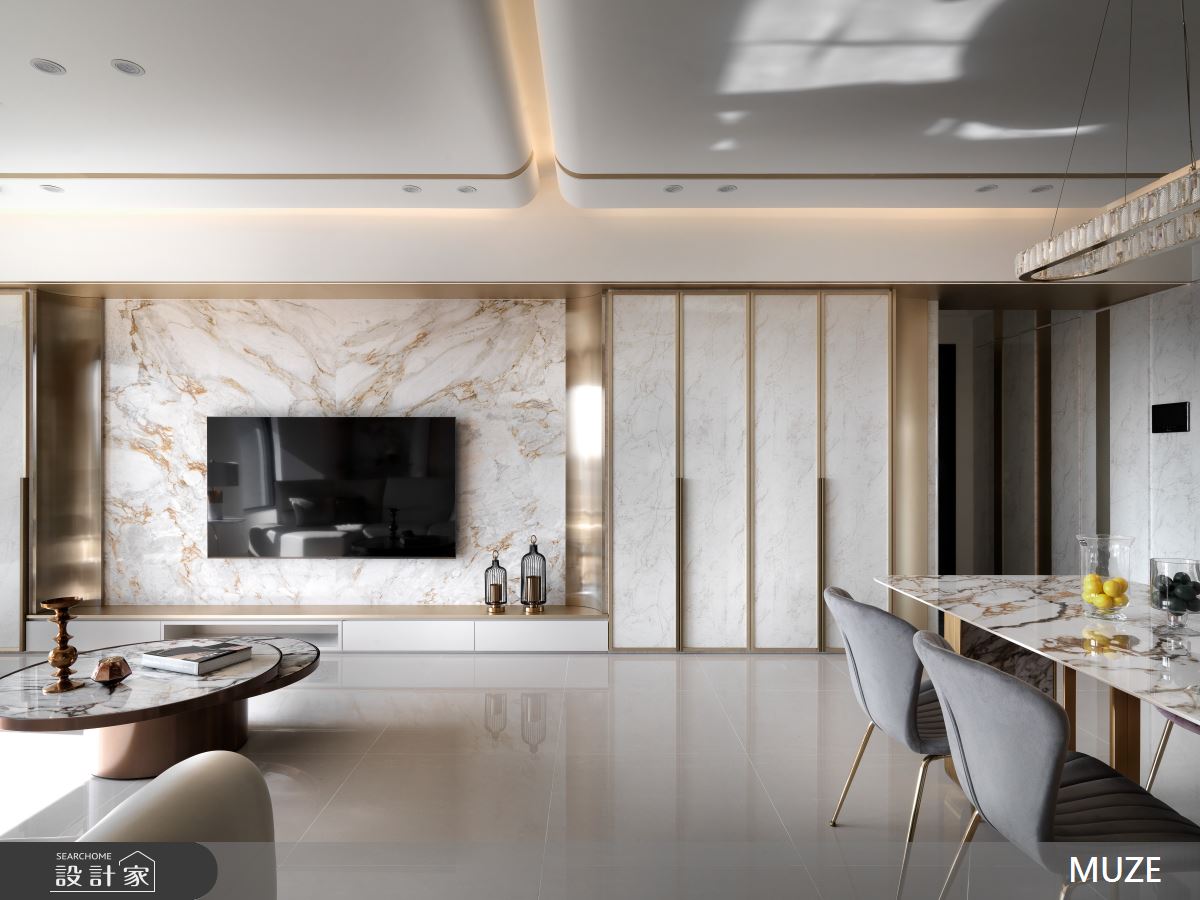 30坪新成屋(5年以下)＿現代風客廳餐廳案例圖片＿慕澤設計室內裝修股份有限公司＿慕澤_68之6