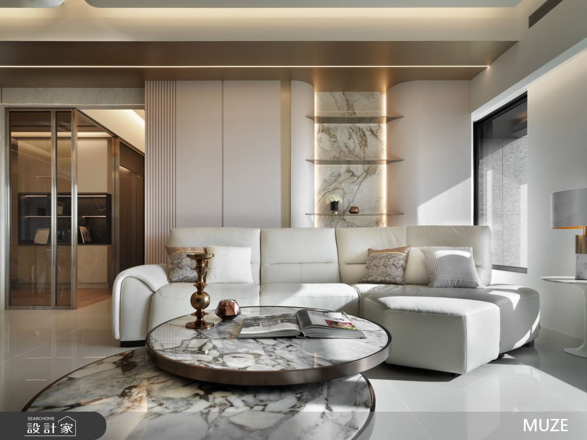 30坪新成屋(5年以下)＿現代風客廳案例圖片＿慕澤設計室內裝修股份有限公司＿慕澤_68之8