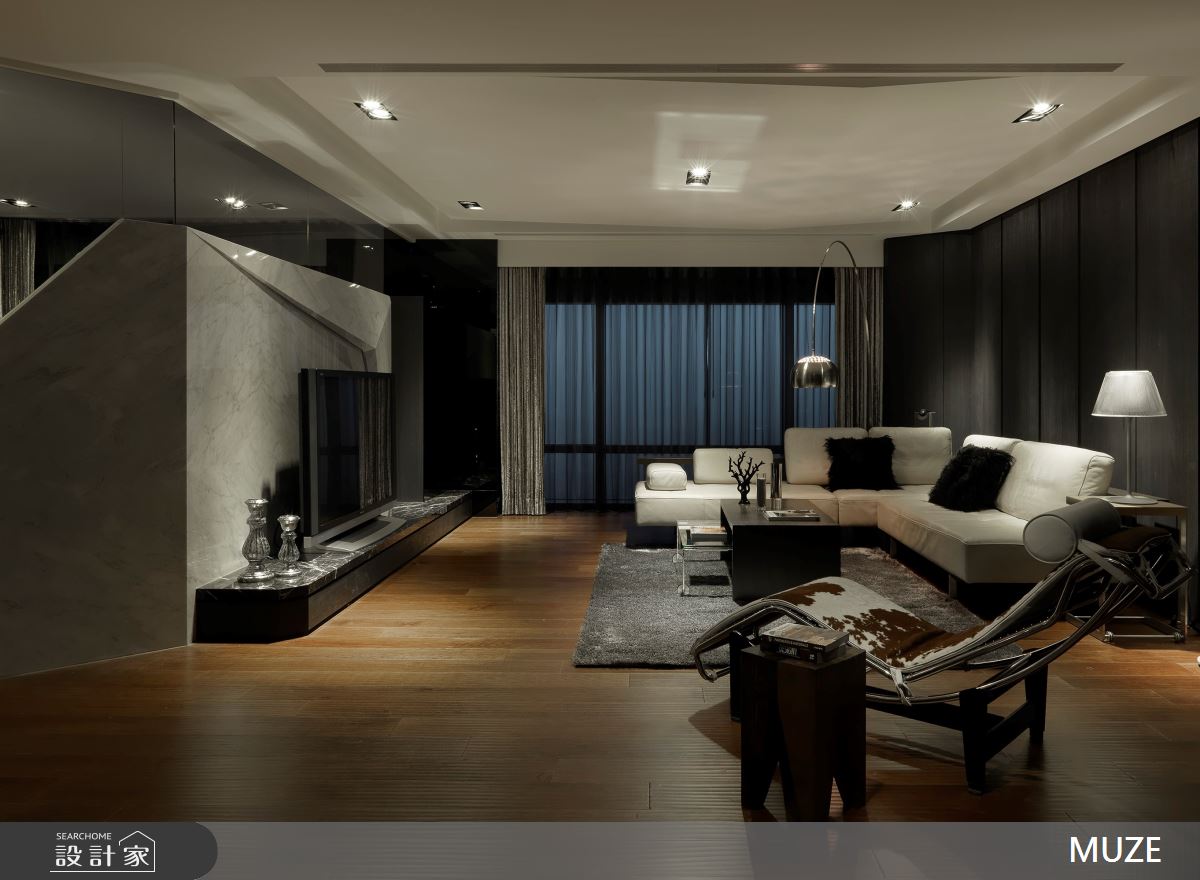 82坪中古屋(5~15年)＿飯店風客廳案例圖片＿慕澤設計室內裝修股份有限公司＿慕澤_70之4