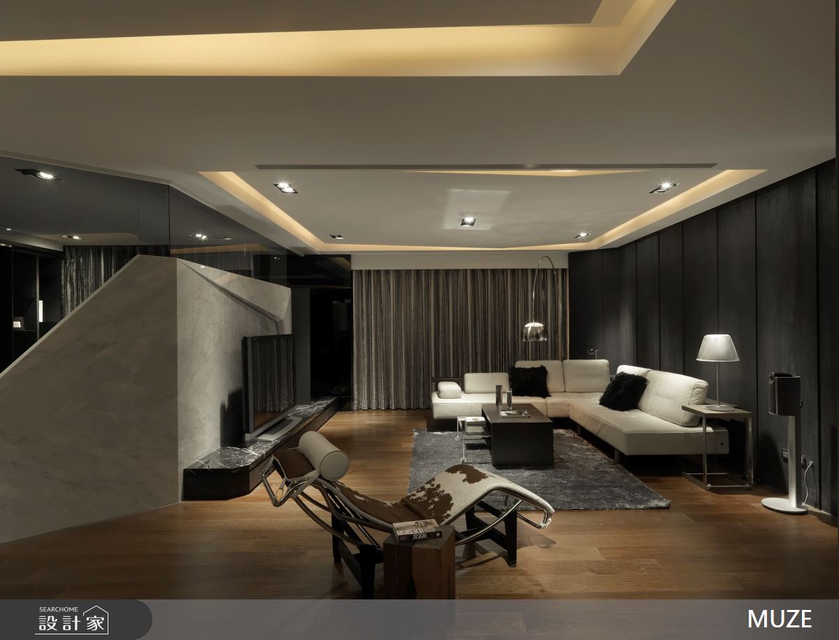 82坪中古屋(5~15年)＿飯店風客廳案例圖片＿慕澤設計室內裝修股份有限公司＿慕澤_70之7