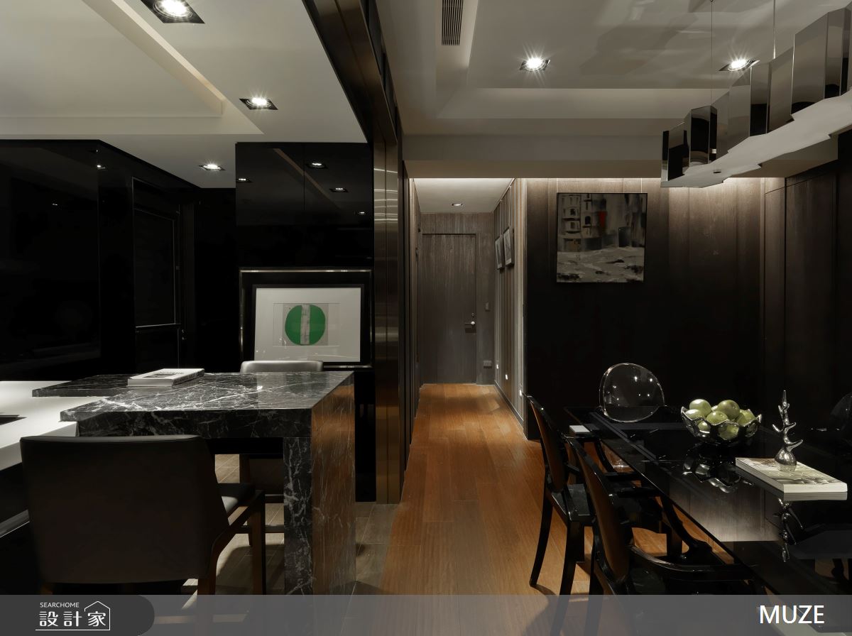 82坪中古屋(5~15年)＿飯店風餐廳中島案例圖片＿慕澤設計室內裝修股份有限公司＿慕澤_70之15