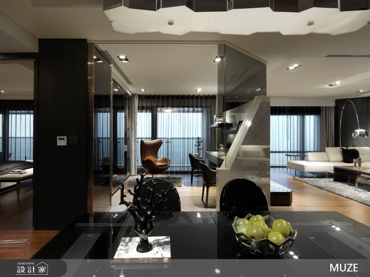 82坪中古屋(5~15年)＿飯店風客廳餐廳書房工作區案例圖片＿慕澤設計室內裝修股份有限公司＿慕澤_70之20