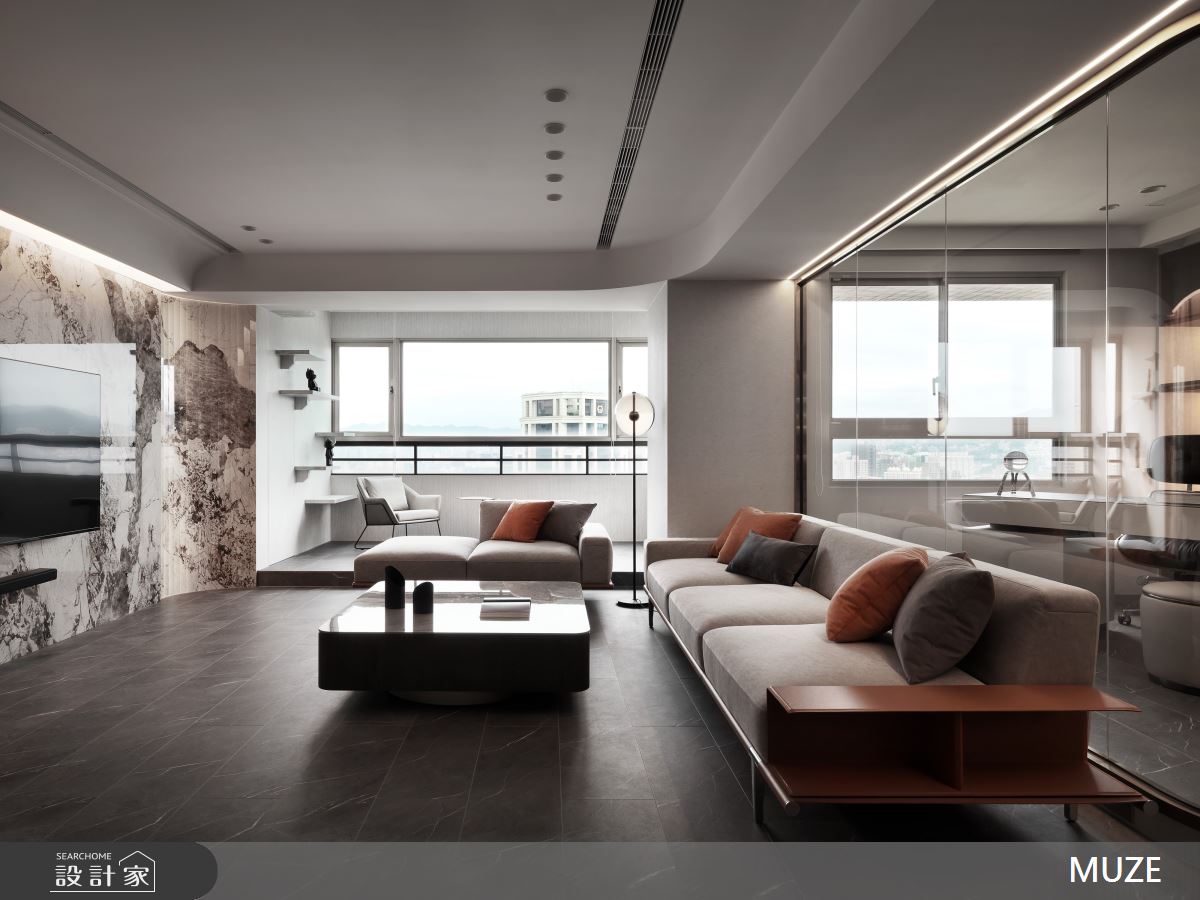 50坪老屋(16~30年)＿現代風客廳案例圖片＿慕澤設計室內裝修股份有限公司＿慕澤設計_72_正隆麗池之2