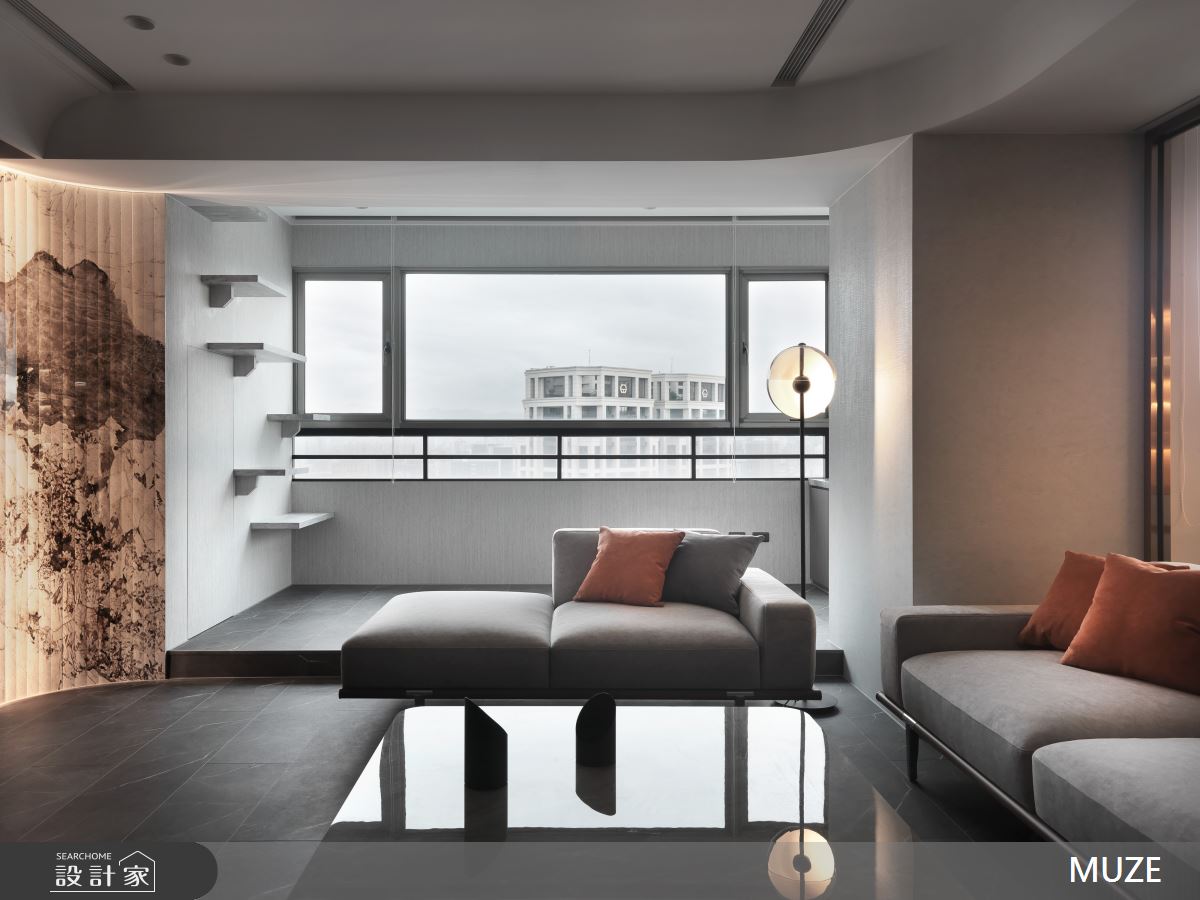 50坪老屋(16~30年)＿現代風客廳寵物案例圖片＿慕澤設計室內裝修股份有限公司＿慕澤設計_72_正隆麗池之3