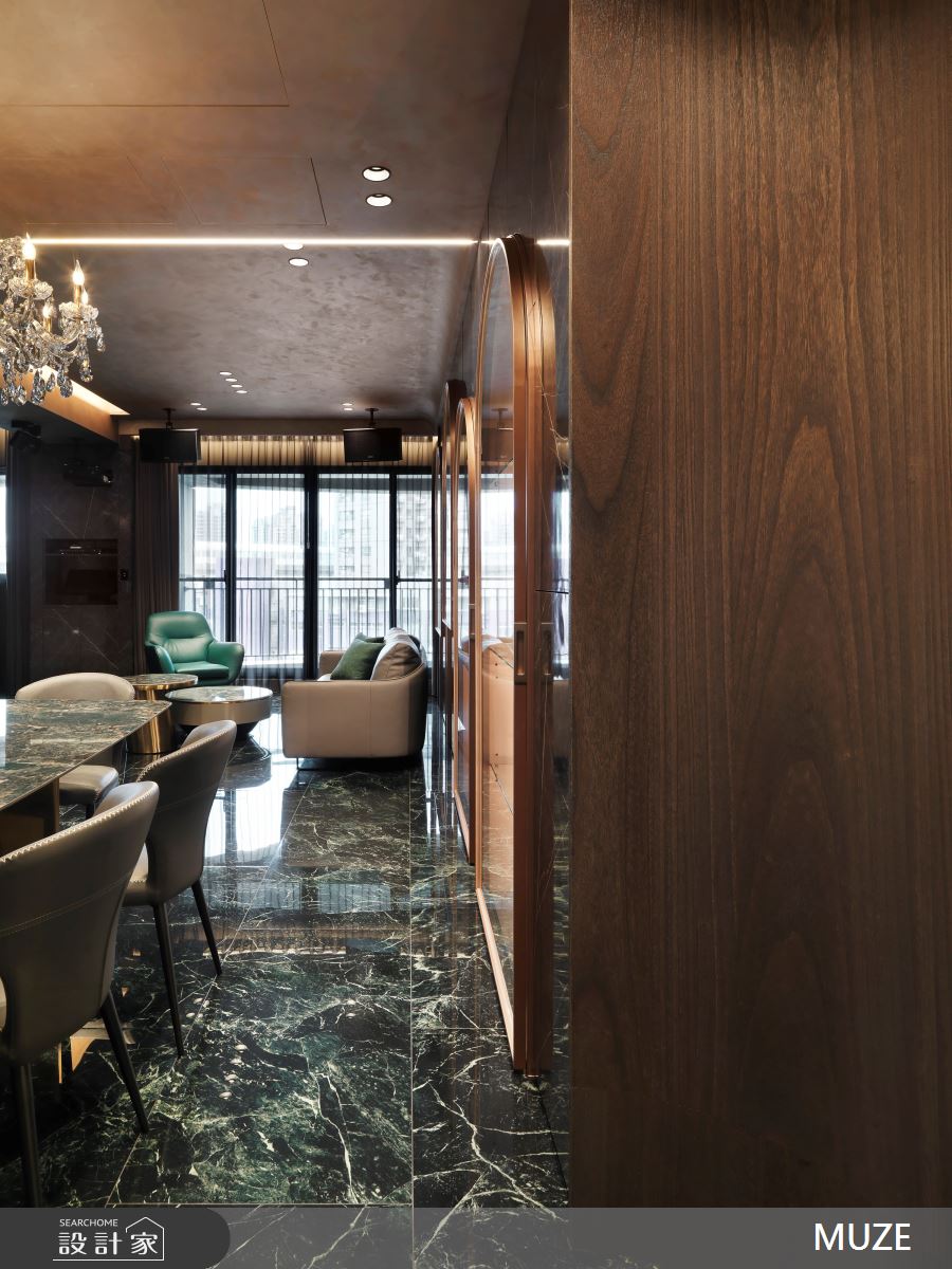 40坪新成屋(5年以下)＿現代輕奢風客廳餐廳案例圖片＿慕澤設計室內裝修股份有限公司＿慕澤設計_75_久泰皇品之5