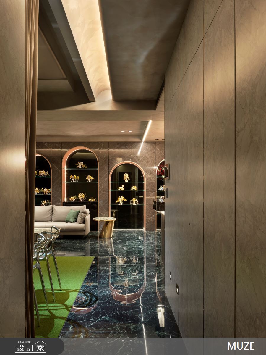 40坪新成屋(5年以下)＿現代輕奢風走廊案例圖片＿慕澤設計室內裝修股份有限公司＿慕澤設計_75_久泰皇品之17