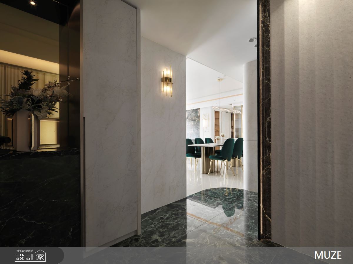 40坪新成屋(5年以下)＿現代輕奢風玄關案例圖片＿慕澤設計室內裝修股份有限公司＿慕澤設計_76_國泰上城之2