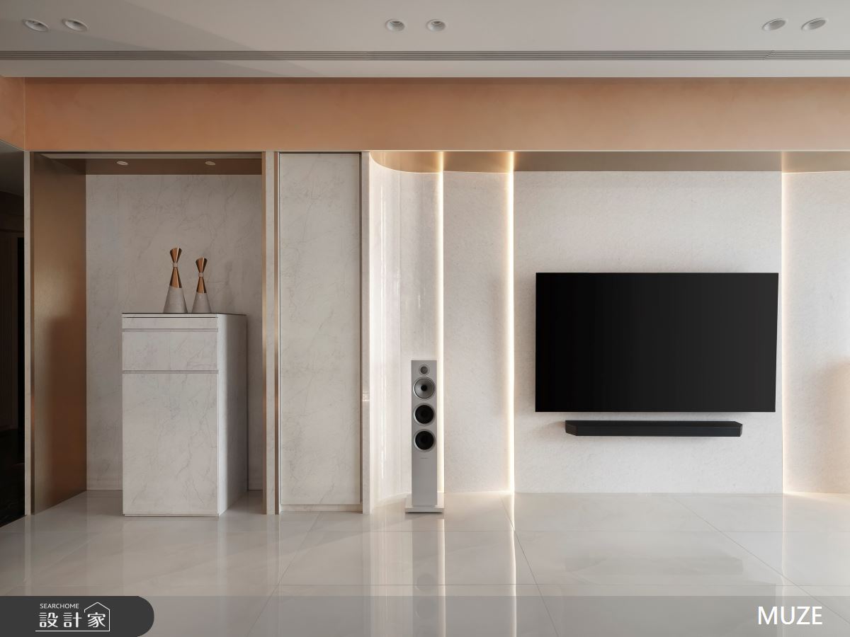 40坪新成屋(5年以下)＿現代輕奢風客廳案例圖片＿慕澤設計室內裝修股份有限公司＿慕澤設計_76_國泰上城之13