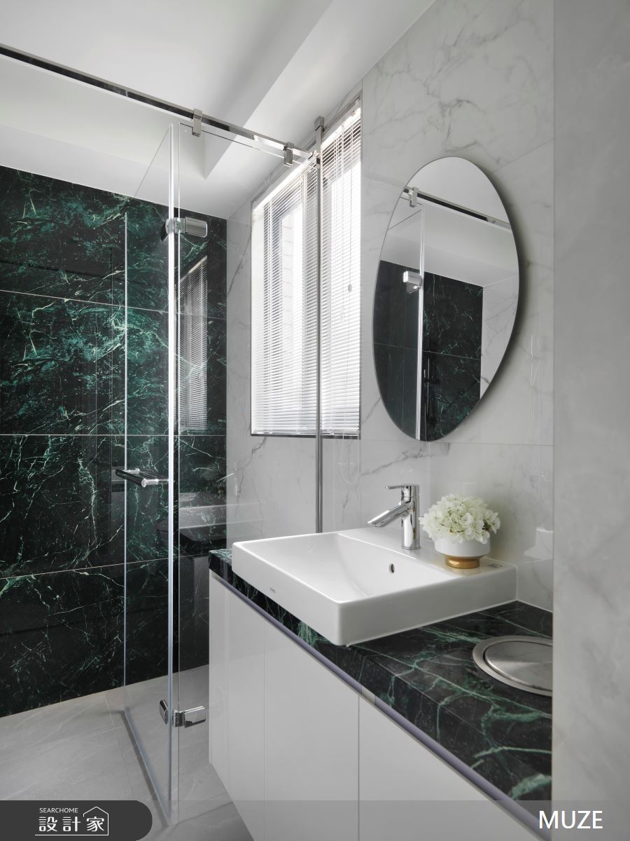 40坪新成屋(5年以下)＿現代輕奢風浴室案例圖片＿慕澤設計室內裝修股份有限公司＿慕澤設計_76_國泰上城之19