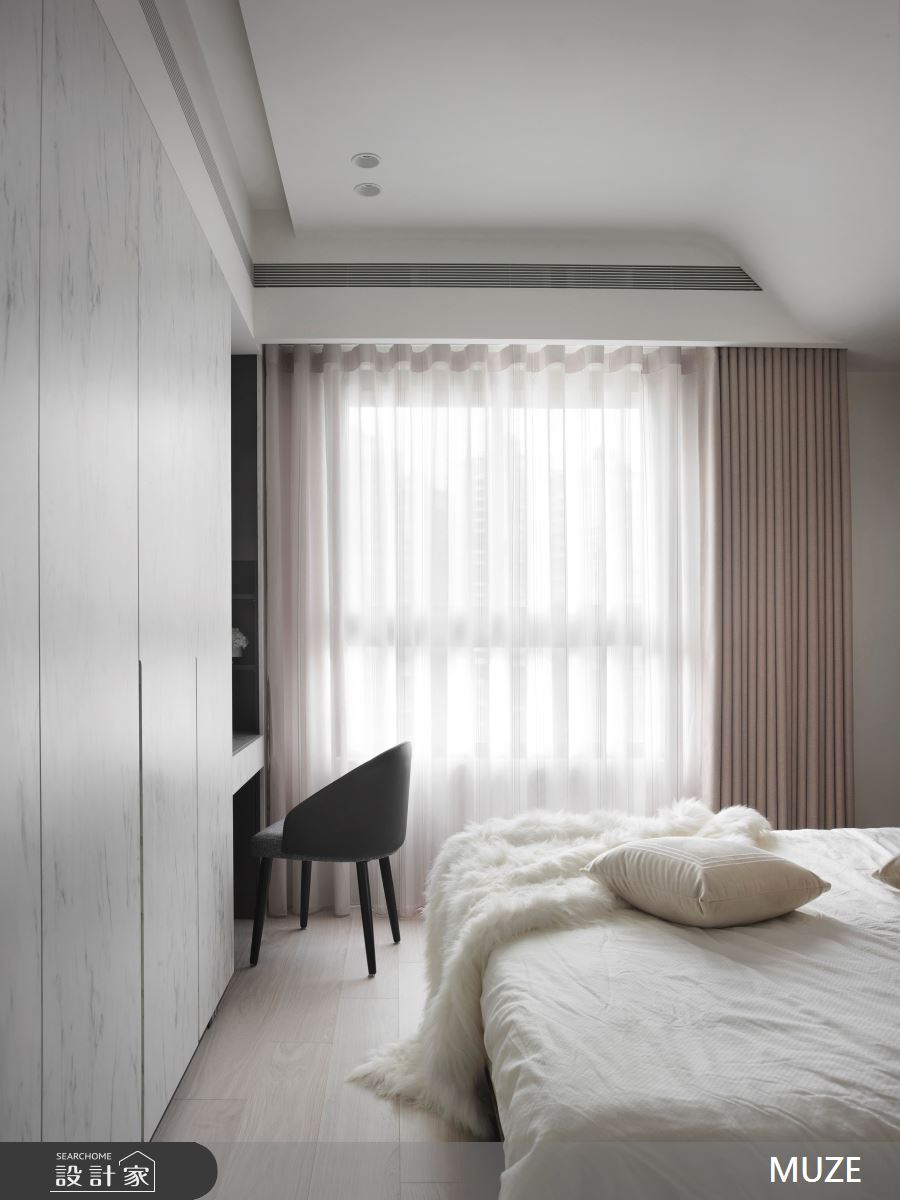 40坪新成屋(5年以下)＿現代輕奢風臥室案例圖片＿慕澤設計室內裝修股份有限公司＿慕澤設計_76_國泰上城之21