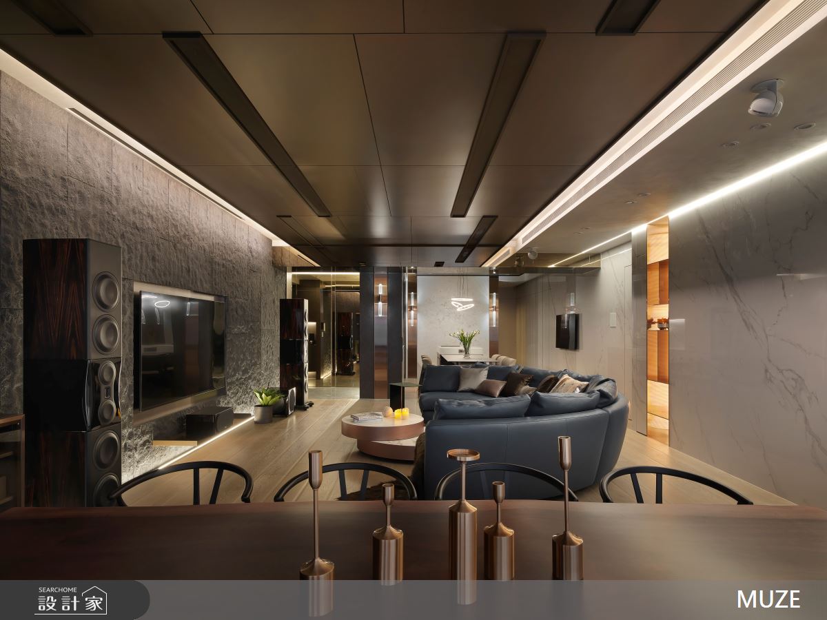60坪新成屋(5年以下)＿飯店風客廳餐廳案例圖片＿慕澤設計室內裝修股份有限公司＿慕澤設計_77_潤泰敦峰之15