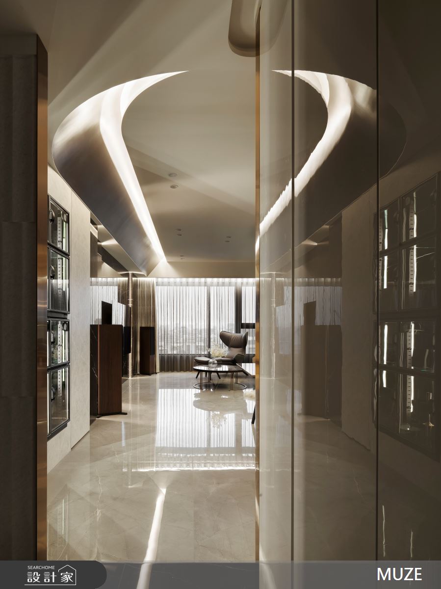 40坪毛胚屋＿現代風玄關客廳案例圖片＿慕澤設計室內裝修股份有限公司＿慕澤設計_78_宏盛帝璽之2