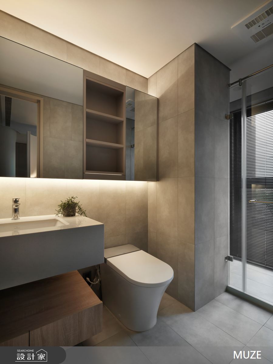 30坪新成屋(5年以下)＿現代風浴室案例圖片＿慕澤設計室內裝修股份有限公司＿慕澤設計_79_央北 鐫畫3之20