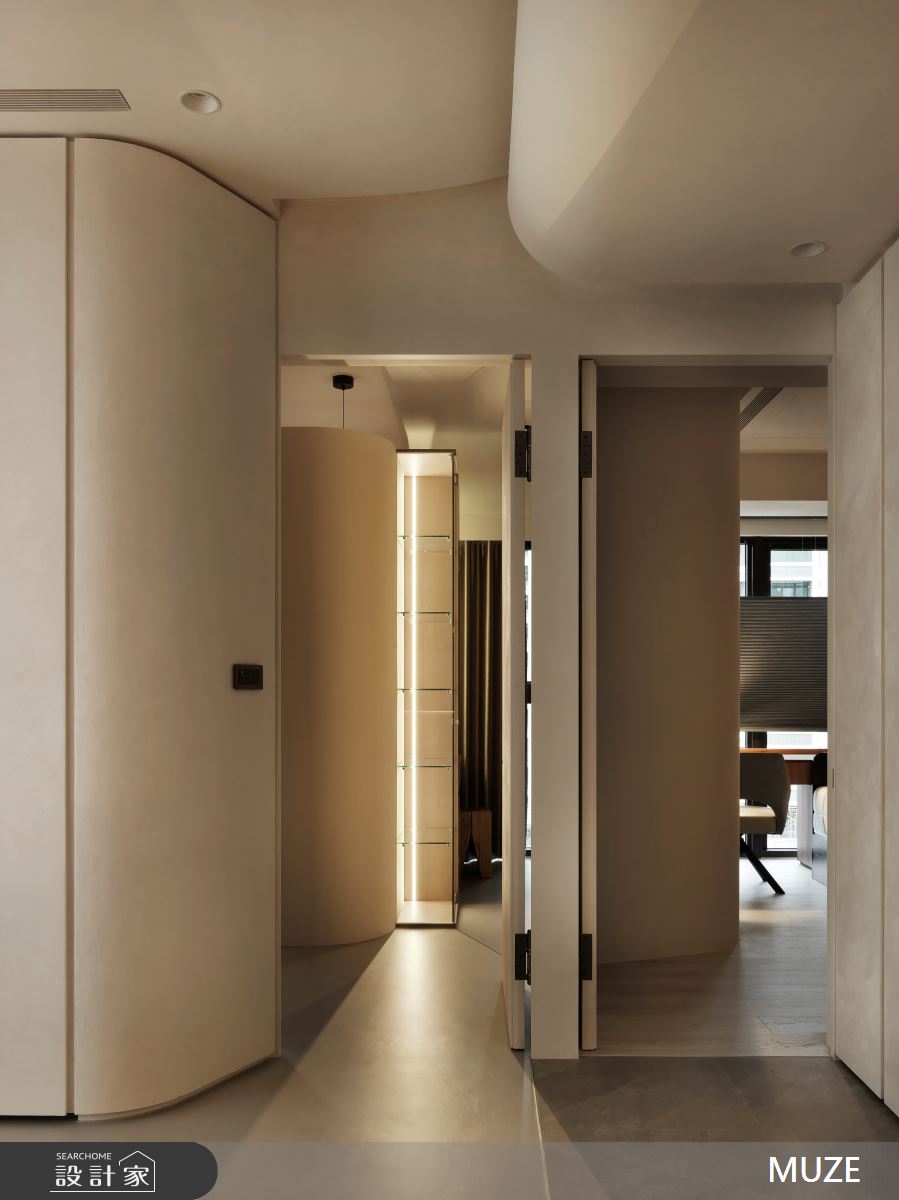 30坪新成屋(5年以下)＿現代風走廊案例圖片＿慕澤設計室內裝修股份有限公司＿慕澤設計_79_央北 鐫畫3之15