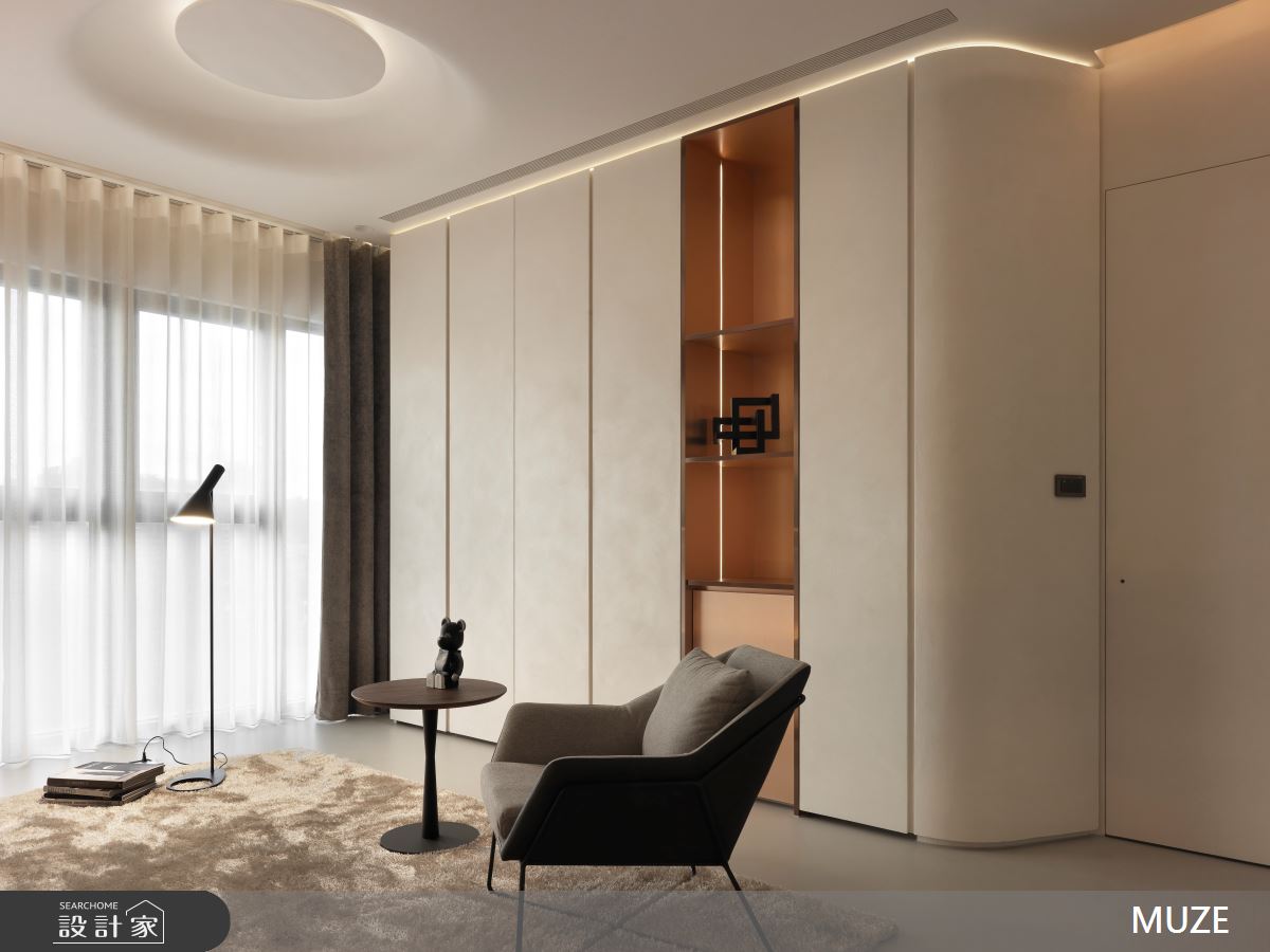 30坪新成屋(5年以下)＿現代風客廳案例圖片＿慕澤設計室內裝修股份有限公司＿慕澤設計_79_央北 鐫畫3之11