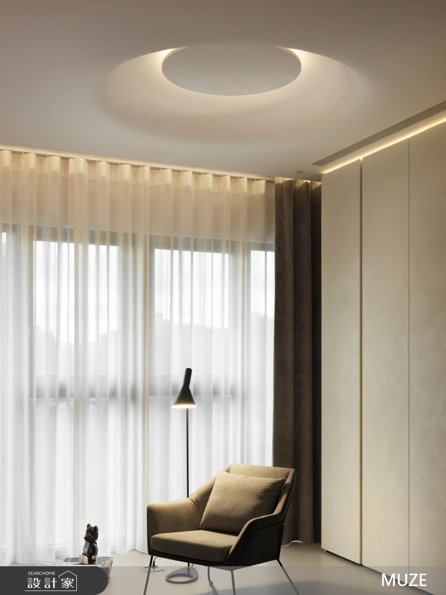 30坪新成屋(5年以下)＿現代風客廳案例圖片＿慕澤設計室內裝修股份有限公司＿慕澤設計_79_央北 鐫畫3之12